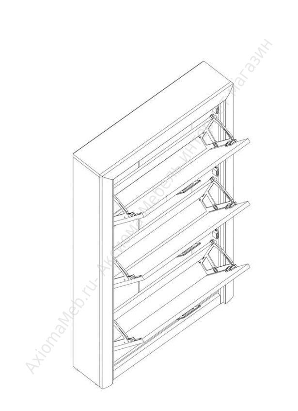 Схема тумба для обуви схема